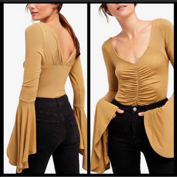Free People Tops - Free people bell sleeves top
